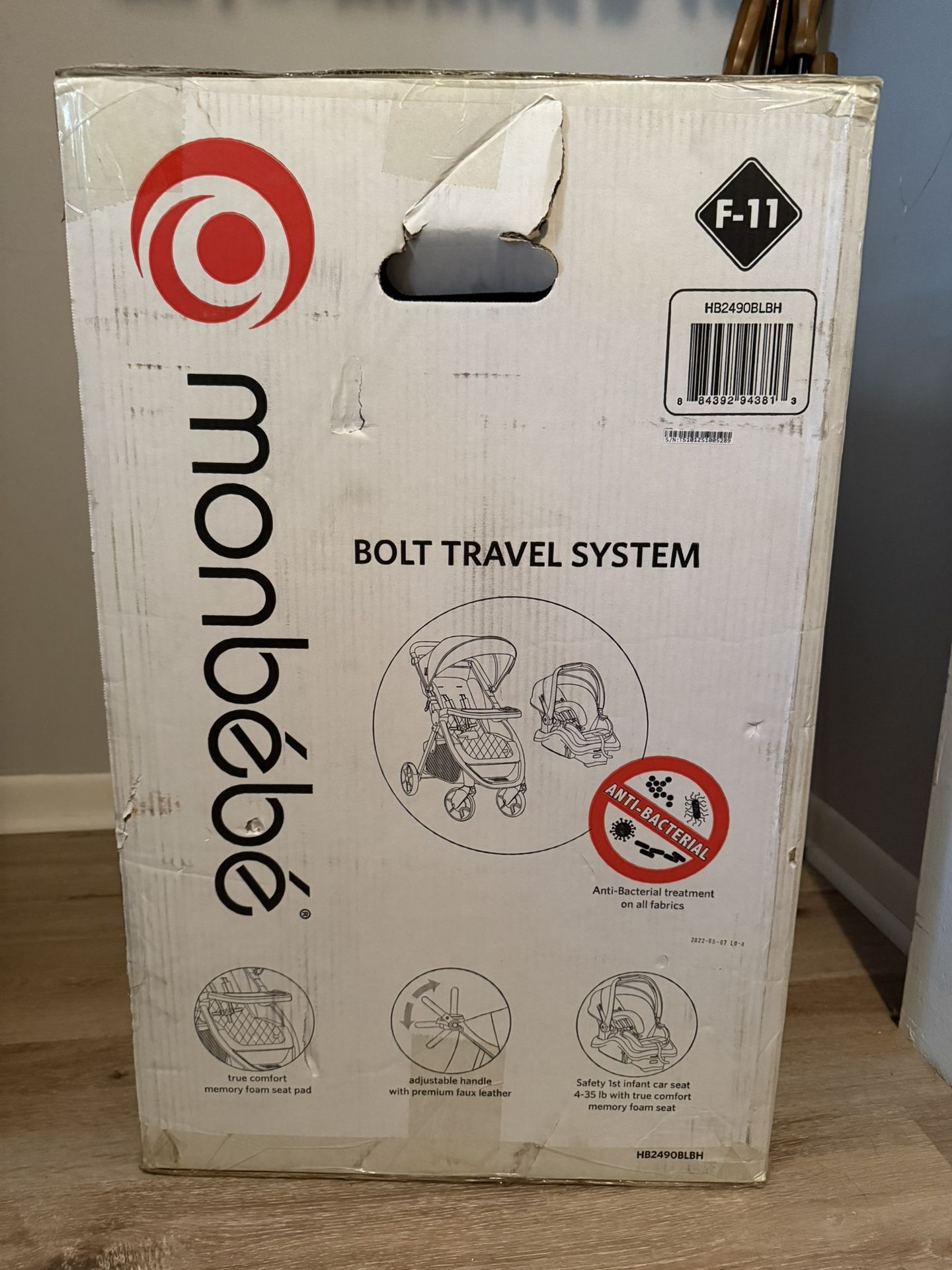 Unopened Monbébé Bolt Travel System