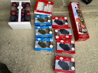 Christmas Climbing Elf/lights/decor Lot New