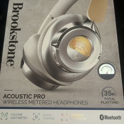 Brookstone Acoustic Pro Headphones