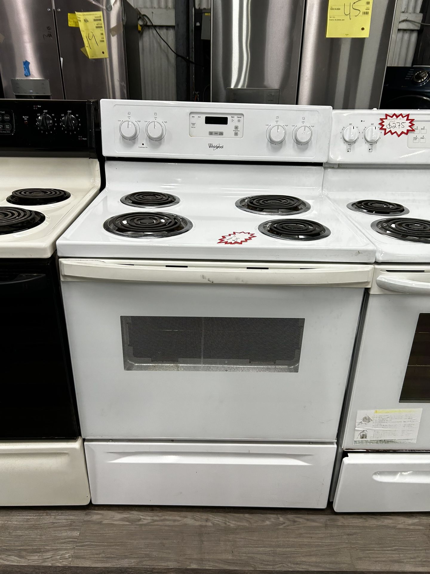 Frigidaire 30 inch electric stove in white