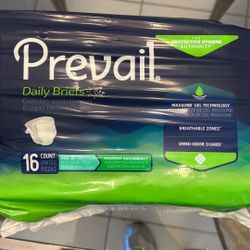 Adult Diaper  Prevail Daily briefs Small 20-31”