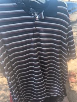 Purple striped shirt