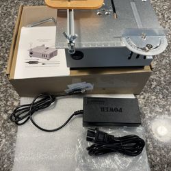 Mini Table Saw, Electric Table Saw Push Block Woodworking Workbench Tool 96W Household DIY Sawhorse Height Adjustable Wood Cutting Machine Horse