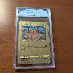 PGC Gem Mint 10 Gold Foil Pikachu
