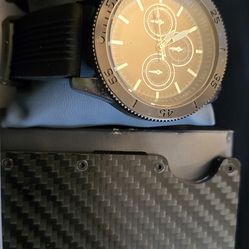 Watch,wallet yamavva gift set