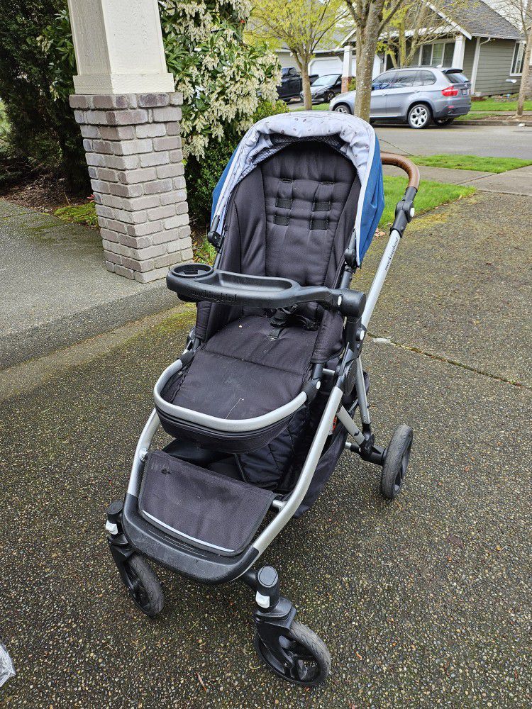 Mockingbird Stroller With Accessories, Single To Double