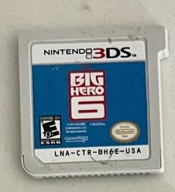 Big Hero 6 Nintendo 3DS Game Cartridge