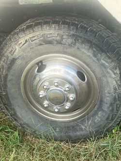 235/85R16 Dually Tires & wheels full set