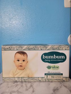 Bumbum diapers size #2 (74 Diapers)