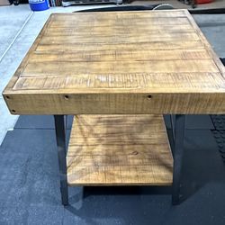 Rustic End Table 