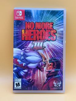 NO MORE HEROES 3 FOR NINTENDO SWITCH USED