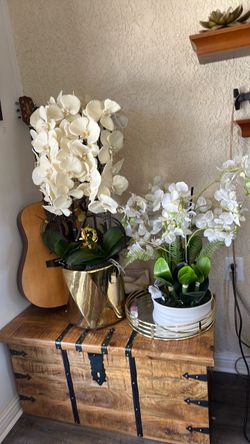 faux orchids