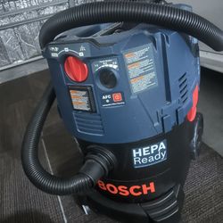 9 Gallon Corded Wet/Dry Dust Extractor Vacuum with Auto Filter Clean and HEPA Filter