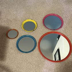 Mainstay 5 Piece Multi-colored Mirror Set