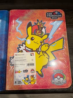 2026 Pokemon World Championships Exclusive Binder