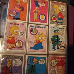 Simpsons Trading Cards Series 1 And 2