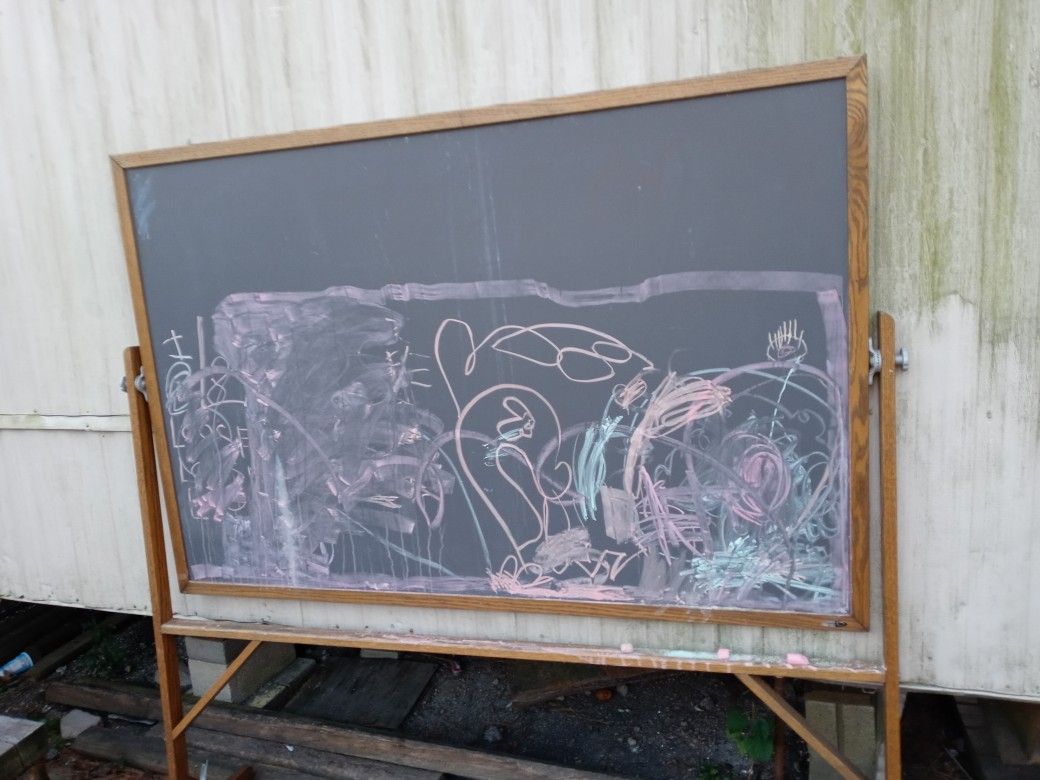 Chalk board very big