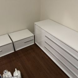 West Elm Dresser And 2 Night Stands 