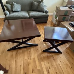 Coffee And Matching End Table