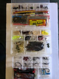 Assorted Bass Fishing Lures & Terminal Tackle Lot