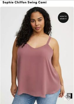 Torrid Sophie Chiffon Swing Cami