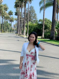 Floral print dress