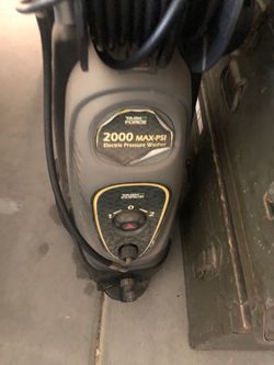 Pressure washer task force 2000 psi