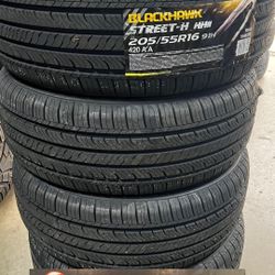 New tires 205/55/16 all season mount and balance recycling included in price $370