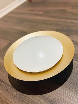 NEW! Black Gold LED Ceiling Light Dimmable Modern Design