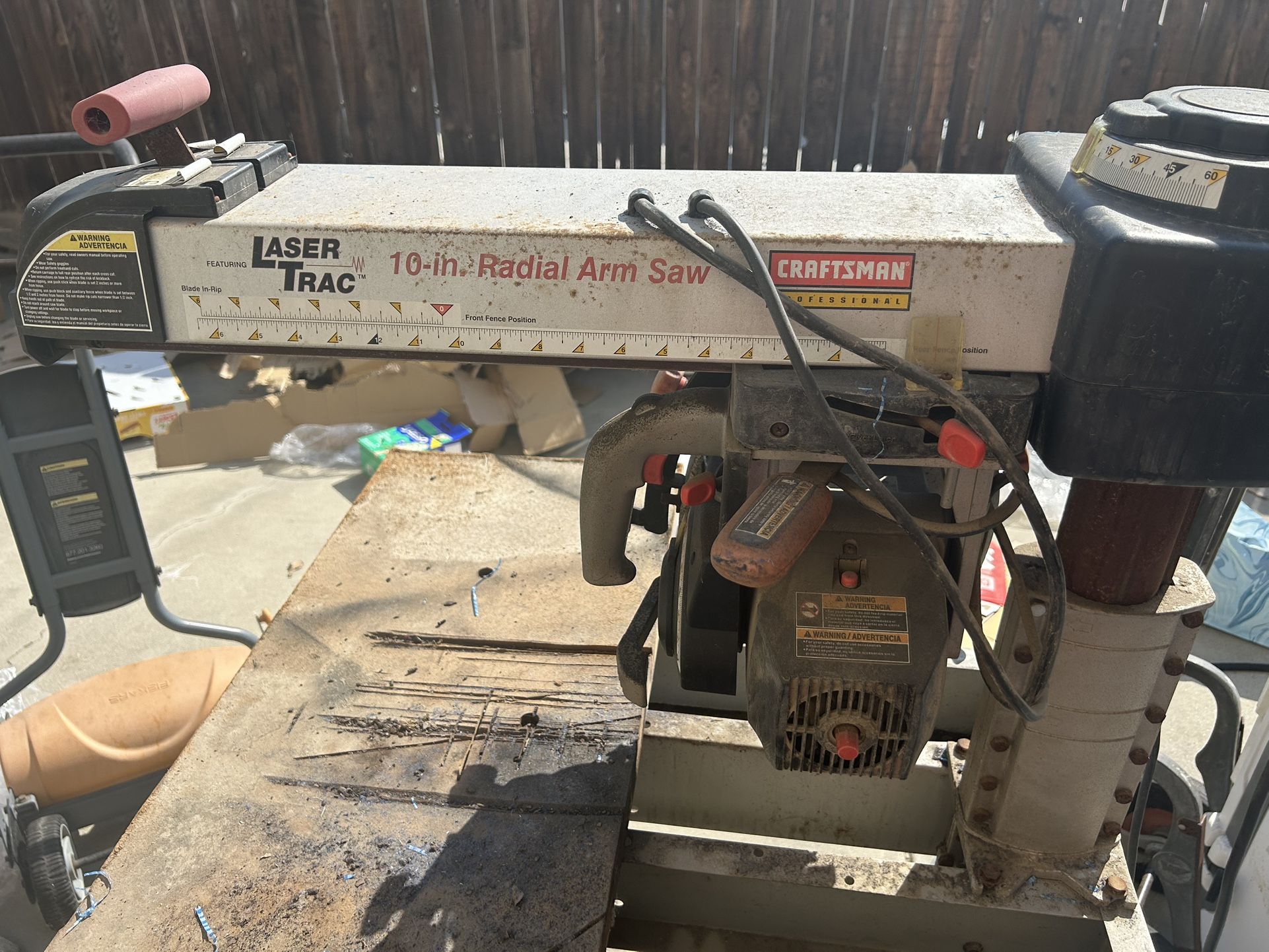 10” Radial Arm Saw
