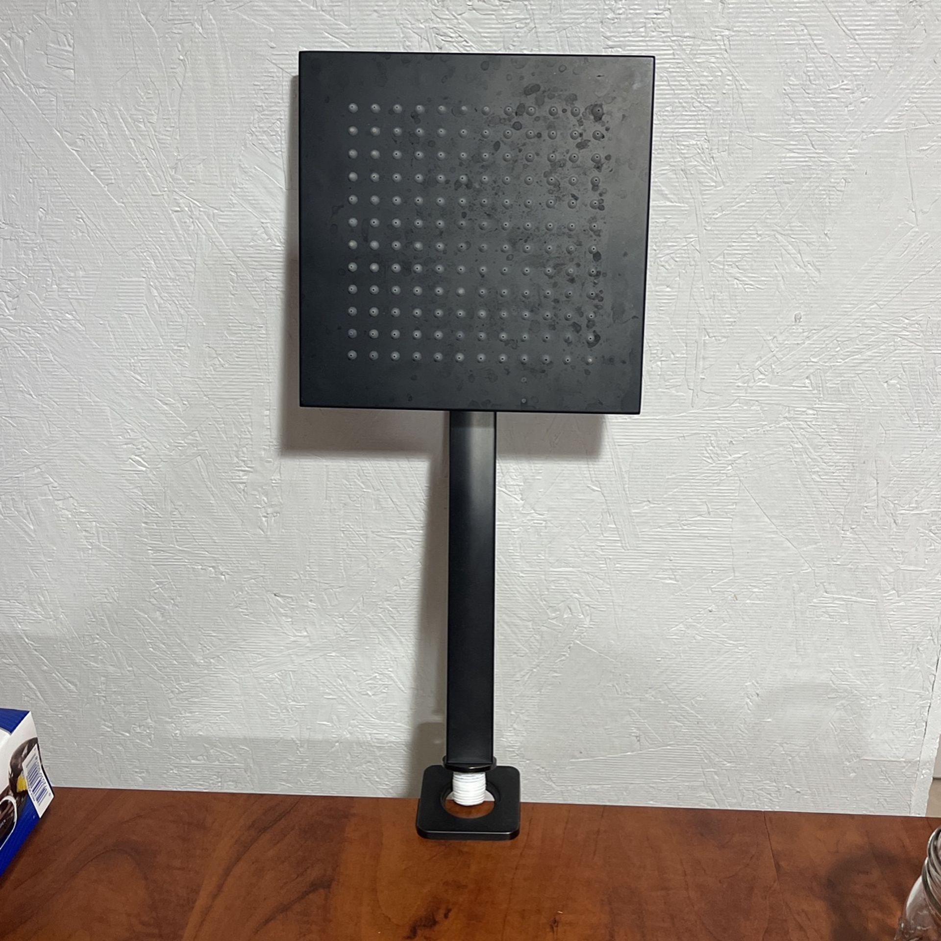 Shower head 8” Matte Black Rain Shower