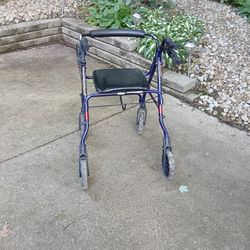 Adult Medical Walker With Seat