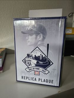 Ichiro #51 Hall of Fame 2025 Replica Plaque