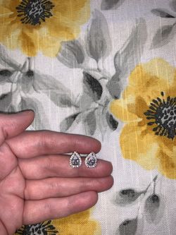 Sterling Silver Sapphire Earrings