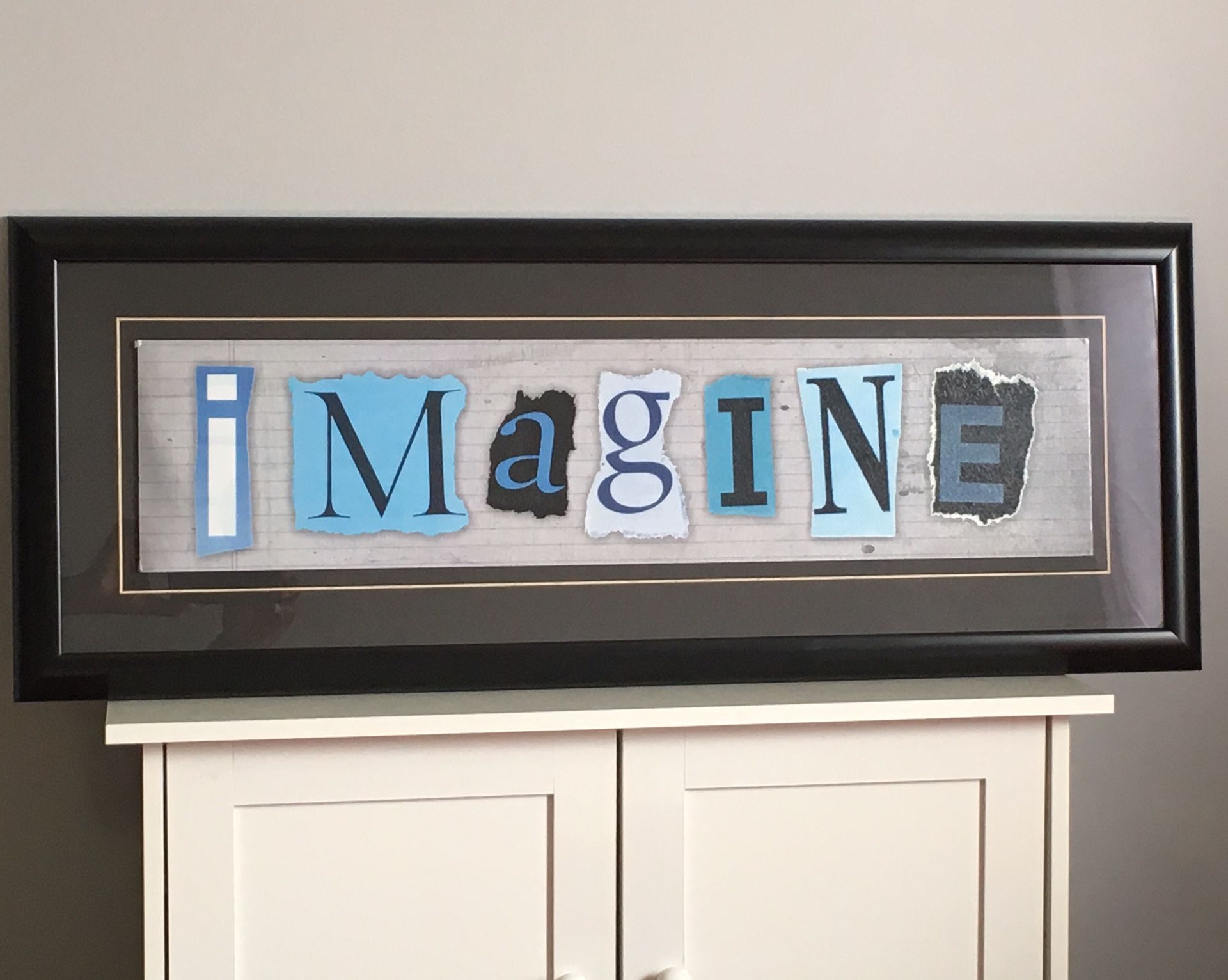 Imagine Framed Picture