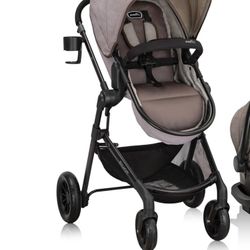 Evenflo stroller bassinet (casual grey)
