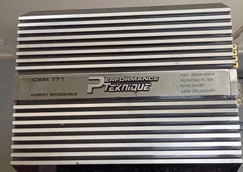 Performance Teknique Amp Read Description For Speks