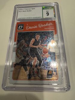 2016-17 Donruss Optic Devin Booker #121 CSG 9