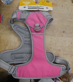 EveryYay Embrace the Pace Front-Walking Dog Harness L/XL Pink Gray. NEW . F(contact info removed)3.