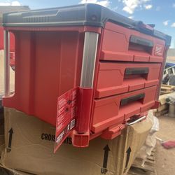 Milwaukee PACKOUT 22 in. Modular 3-Drawer Tool Box with Metal Reinforced Corners