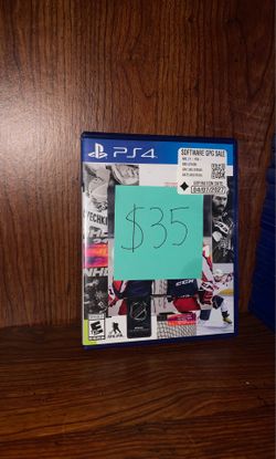 Brand New -ish Like New Condition PlayStation video game ps4 ps5 nhl hockey 21