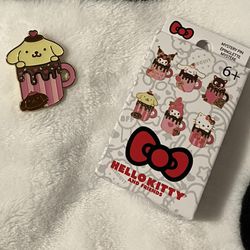 Pompompurin Hello Kitty Valentine’s Day Pin!!