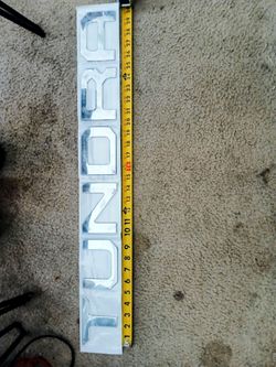 Tundra tail gate letters chrome Brand New