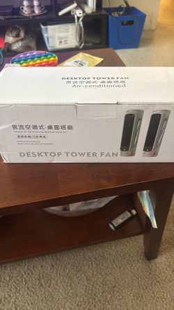 Desktop Tower Fan For Laptops And Desktops 