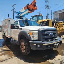 2013 Ford F550 4x4 Altec AT37G Bucket Truck