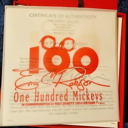 Disney One Hundred Mickeys Lithograph Box Set