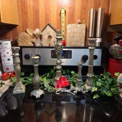 Vintage Set This Is Beautiful With Candles 