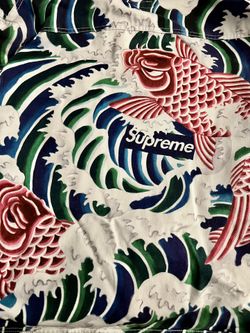 Supreme Waves Koi Fish Work Jacket Multi Color XL for Sale