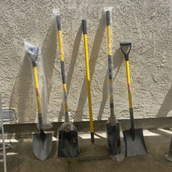Rake, shovel