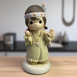 Precious Moments "Bless-Um You" Porcelain Figurine By Enesco 1992
